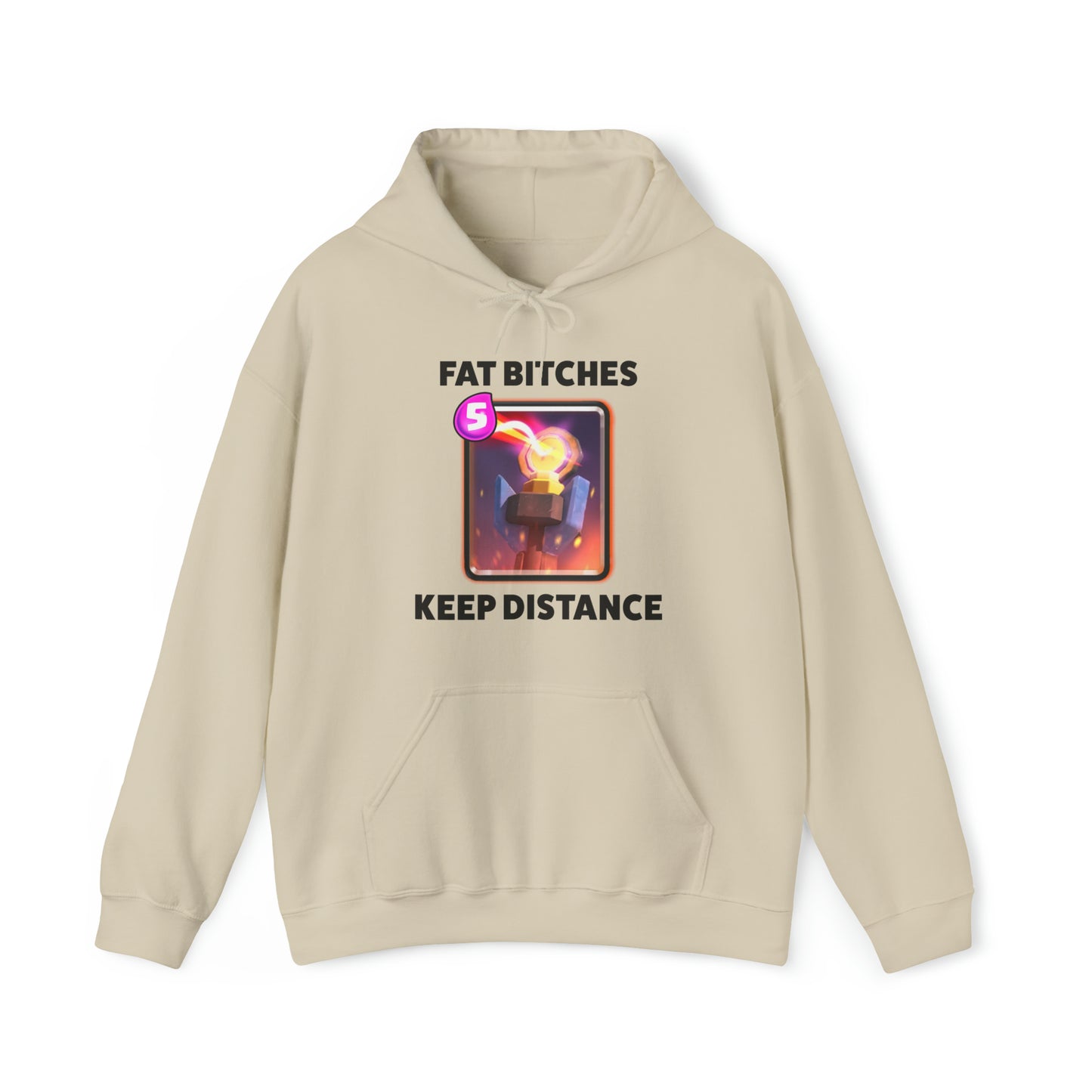 Fat Bitches Keep Distance Hoodie