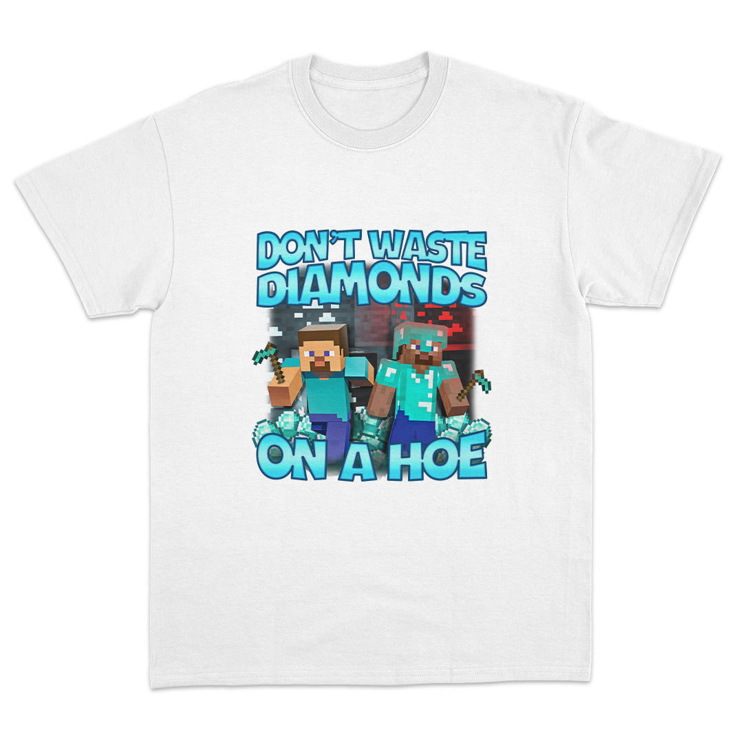 Never Waste Your Diamonds on a Hoe - Unisex 3\4 Sleeve Baseball